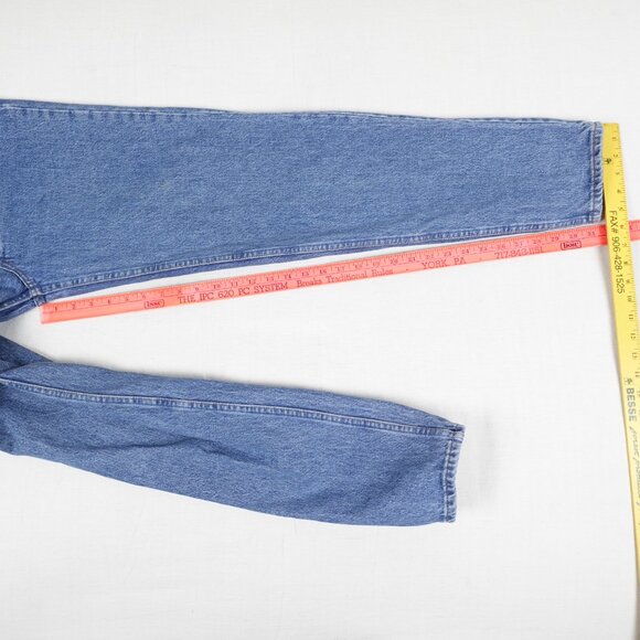 Vintage Levi's 501 Mom Jeans Women's 26x32 High Waist Tapered Leg 90s - Picture 11 of 14